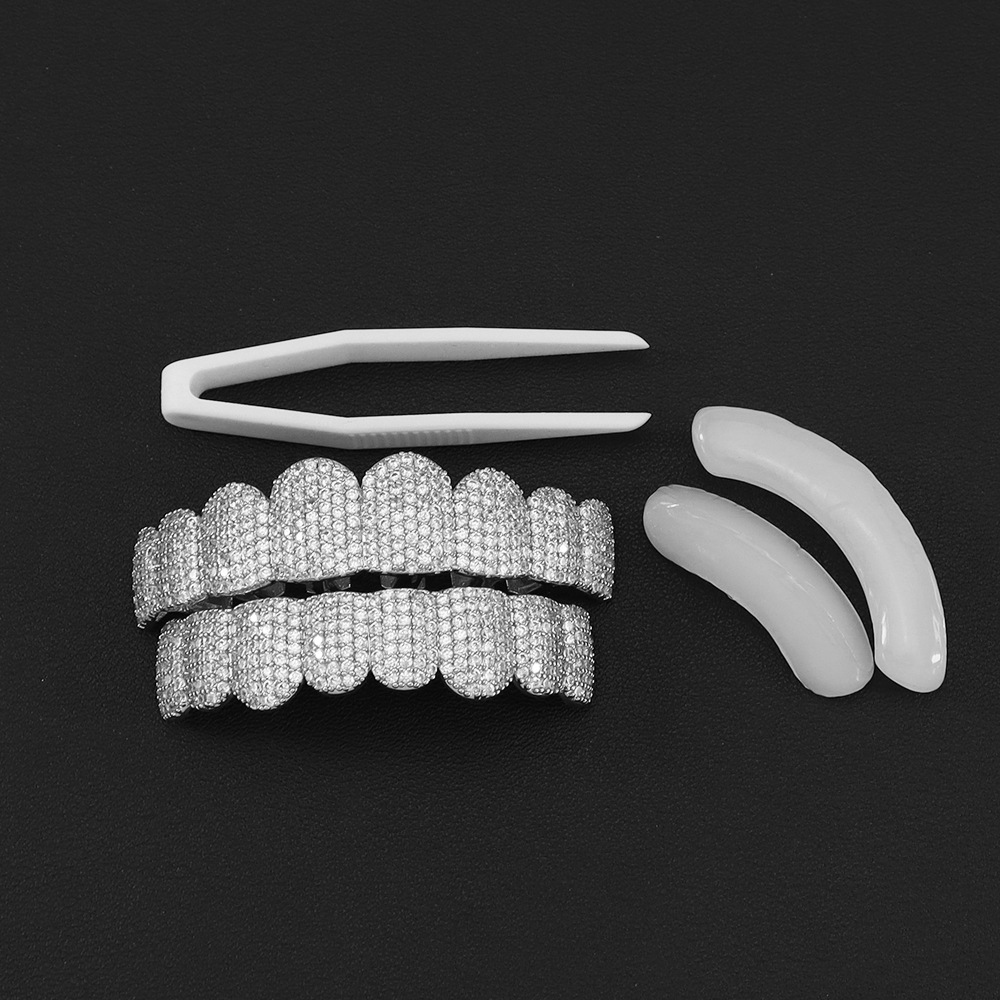 Серебряные грилзы для зубов с  – обзор и цена Teeth Whitening Moulds