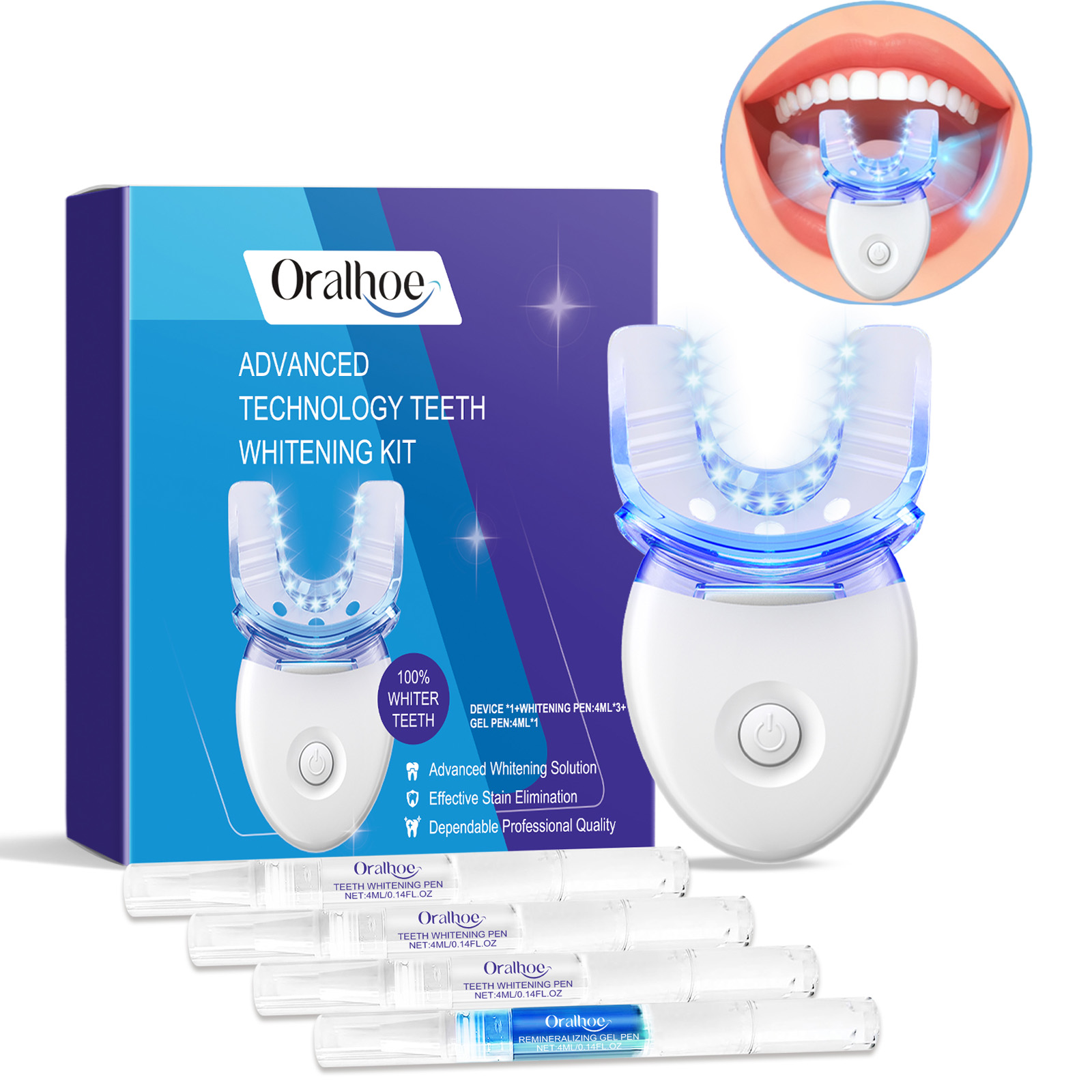 Профессиональный комплект свет – обзор и цена Teeth Whitening Kit