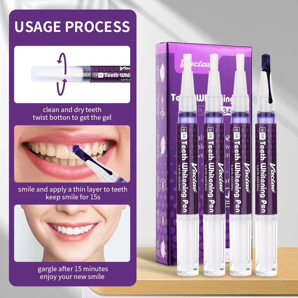 Гелевая ручка для отбеливания  – обзор и цена Teeth Whitening Pens